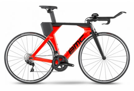 BMC TIMEMACHINE ONE TRIATHLONRAD SHIMANO 105 11F 700 MM ROT SCHWARZ 2022